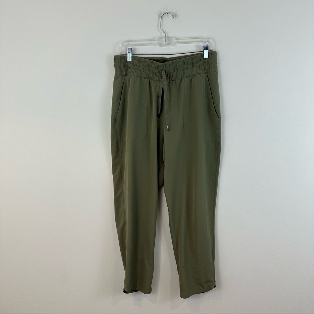 Spanx Olive Green Out of Office Elastic Waist Athletic Pants Size Large - Picture 2 of 5